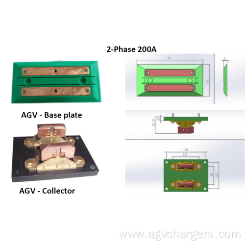 2-phase Battery Charging System Battery Charging Contacts